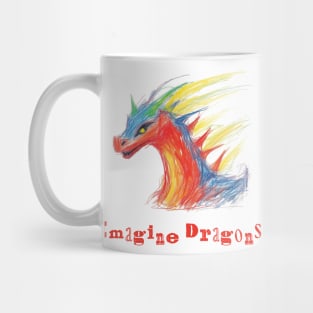 Crayon Dragon Mug
